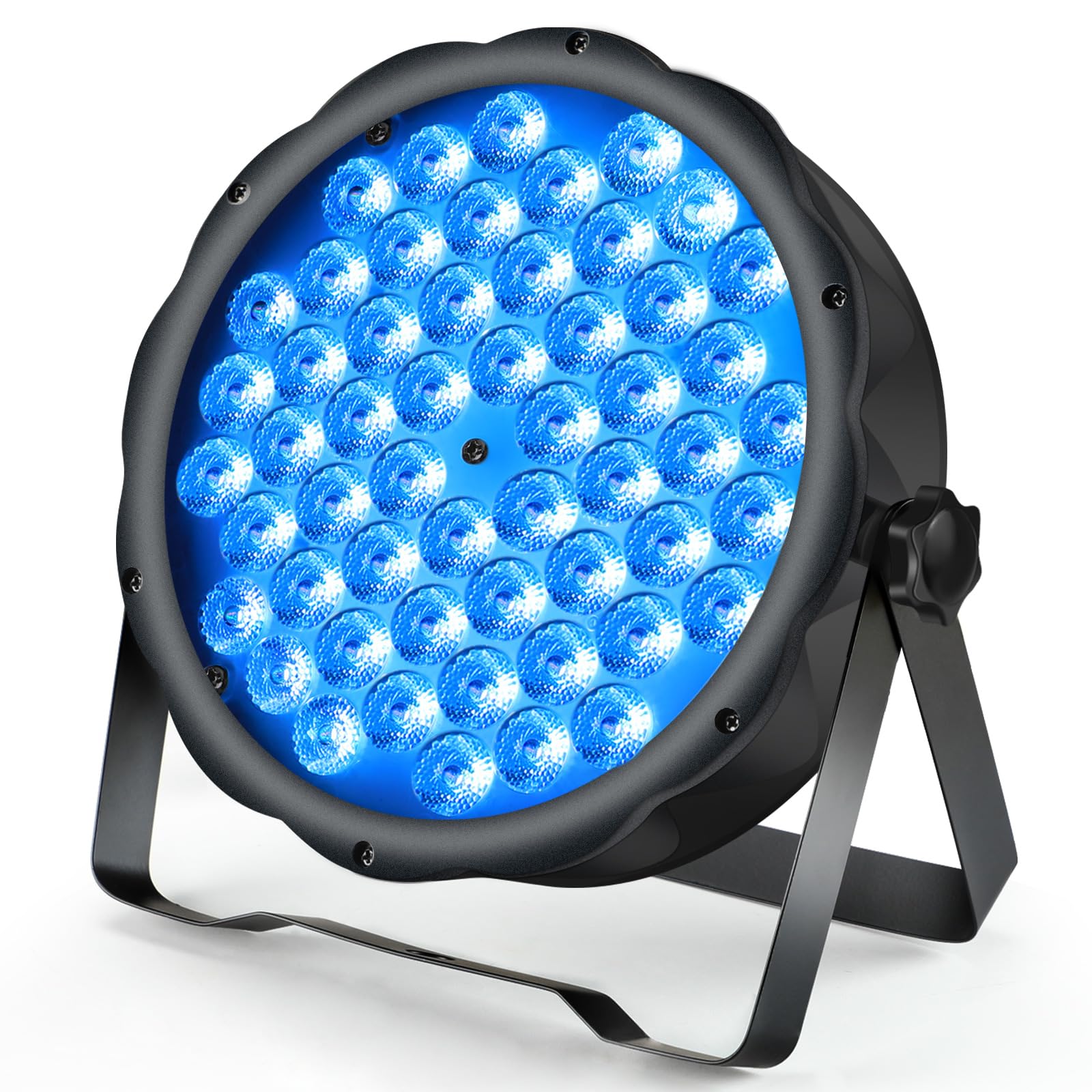 BETOPPER Stage Lights Strobe Lighting LED Par Lights 54 * 1.5w RGB 3 in 1 DMX512 Lightweight Disco DJ Light‘ for Party Wedding Club Bars Show (1, 1S)