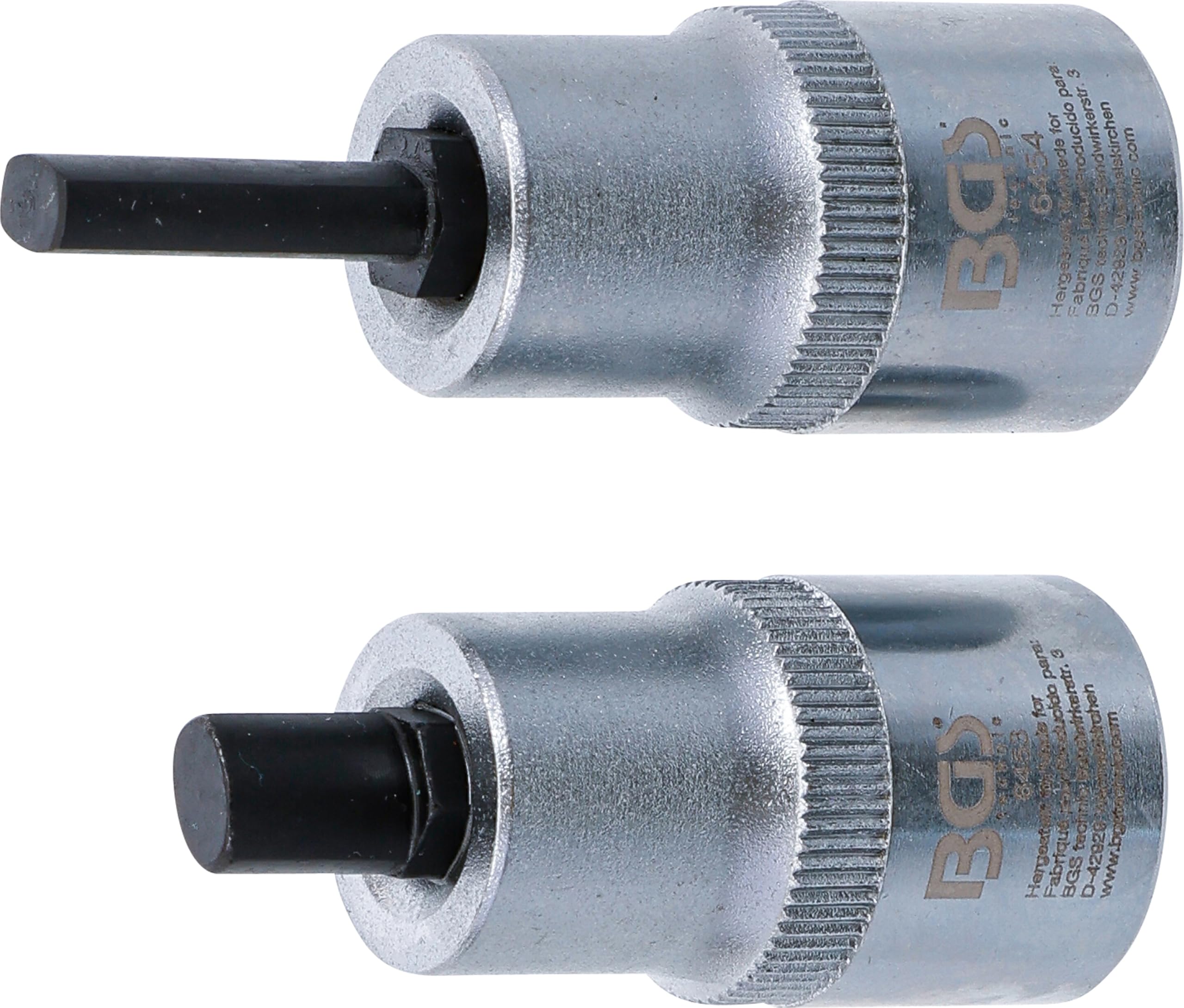 BGS 6455 | Spreader Socket Set for Spring Strut Clamps | 12.5 mm (1/2") Drive | 5 x 7 mm + 5.5 x 8.2 mm | 2 pcs.