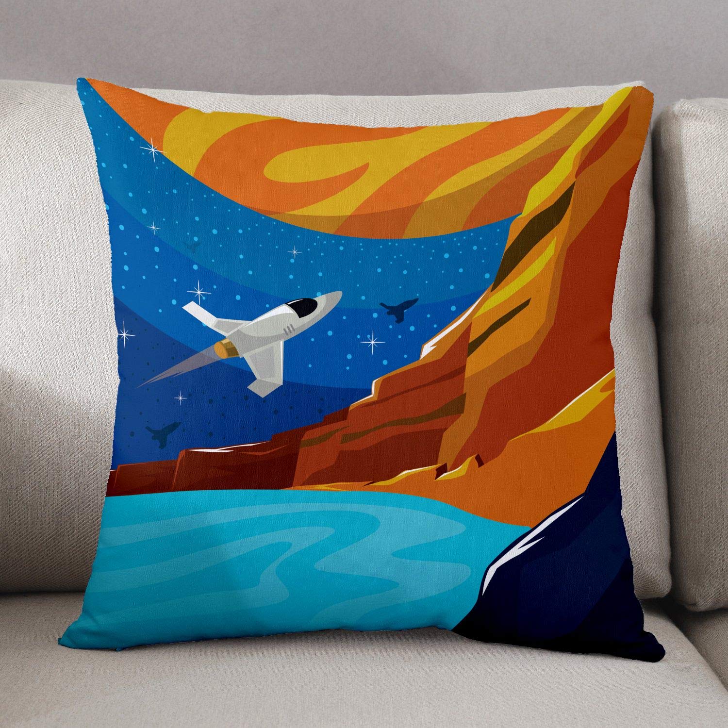 Bonamaison Decorative Cushion Cover, Multicolor, 45 x 45 cm