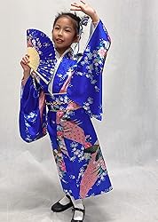 Japanese Traditional Dress Kimono Robe for Kids