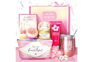 LUCOTIYA Gifts for Women, Birthday Gifts for Women, Birthday Basket for Women, Self Care Gifts for Women Best Friends Female Sister Mom Wife Her Girlfriend Coworker Bestie BFF