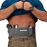 BRAVOBELT Belly Band Holster - by BRAVOBELT Athletic Performance Holster for Running, Jogging, Hiking - G17-43 S&W M&P 40 Shield | for Men & Women