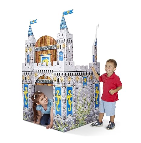 melissa and doug cardboard castle