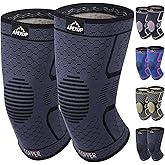 APEXUP Compression Knee Brace for Women, Copper Compression Sleeve for Knee Support, Arthritis Pain Relief, Meniscus Tear, ACL, Running