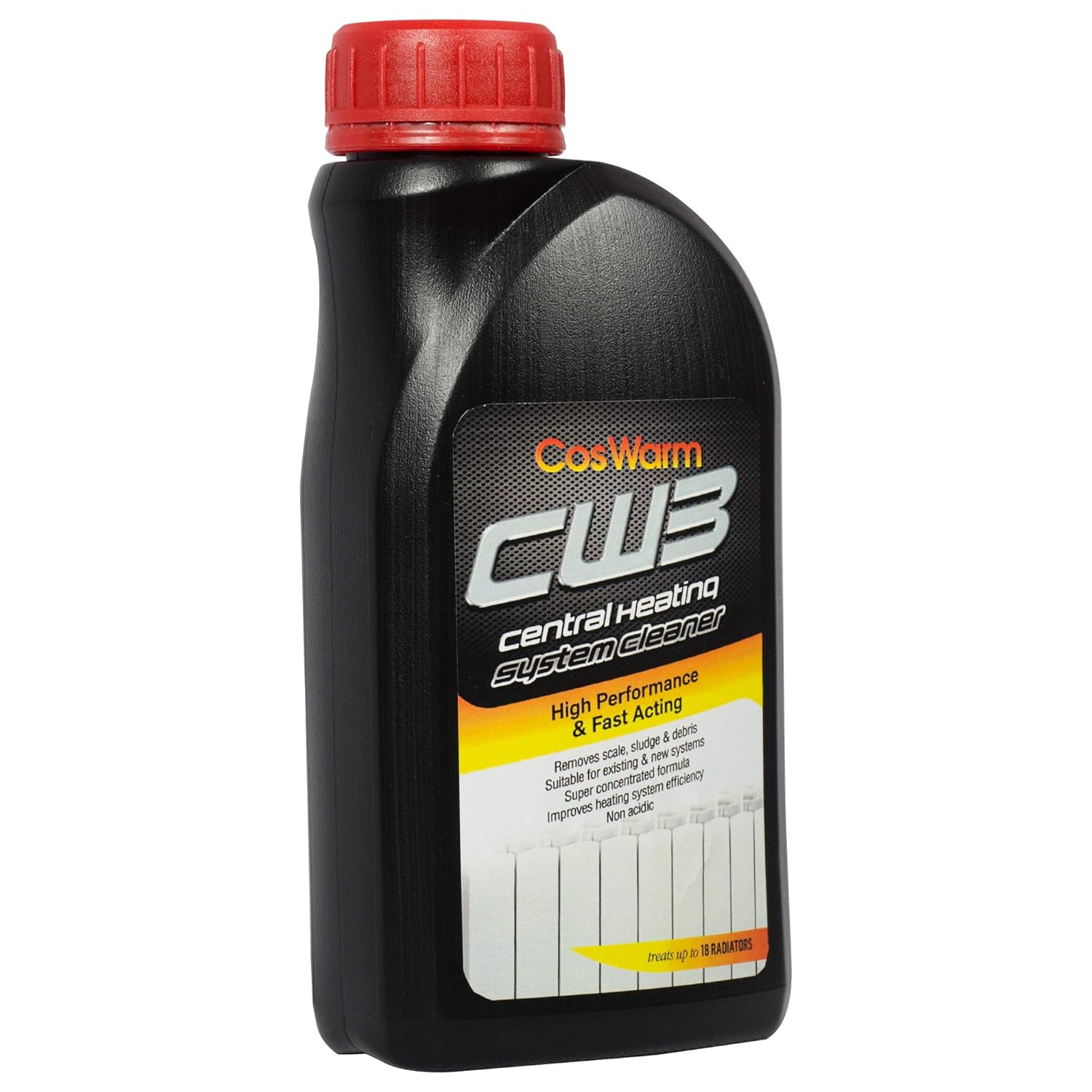 CosWarm CW3 Central Heating System Cleaner Treats Up To 18 Radiators