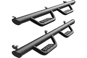 Tyger Auto Tyger Access Running Boards Compatible with 2005-2023 Toyota Tacoma | Double Cab | TG-AS2T24004 | Textured Black Drop Step Rail