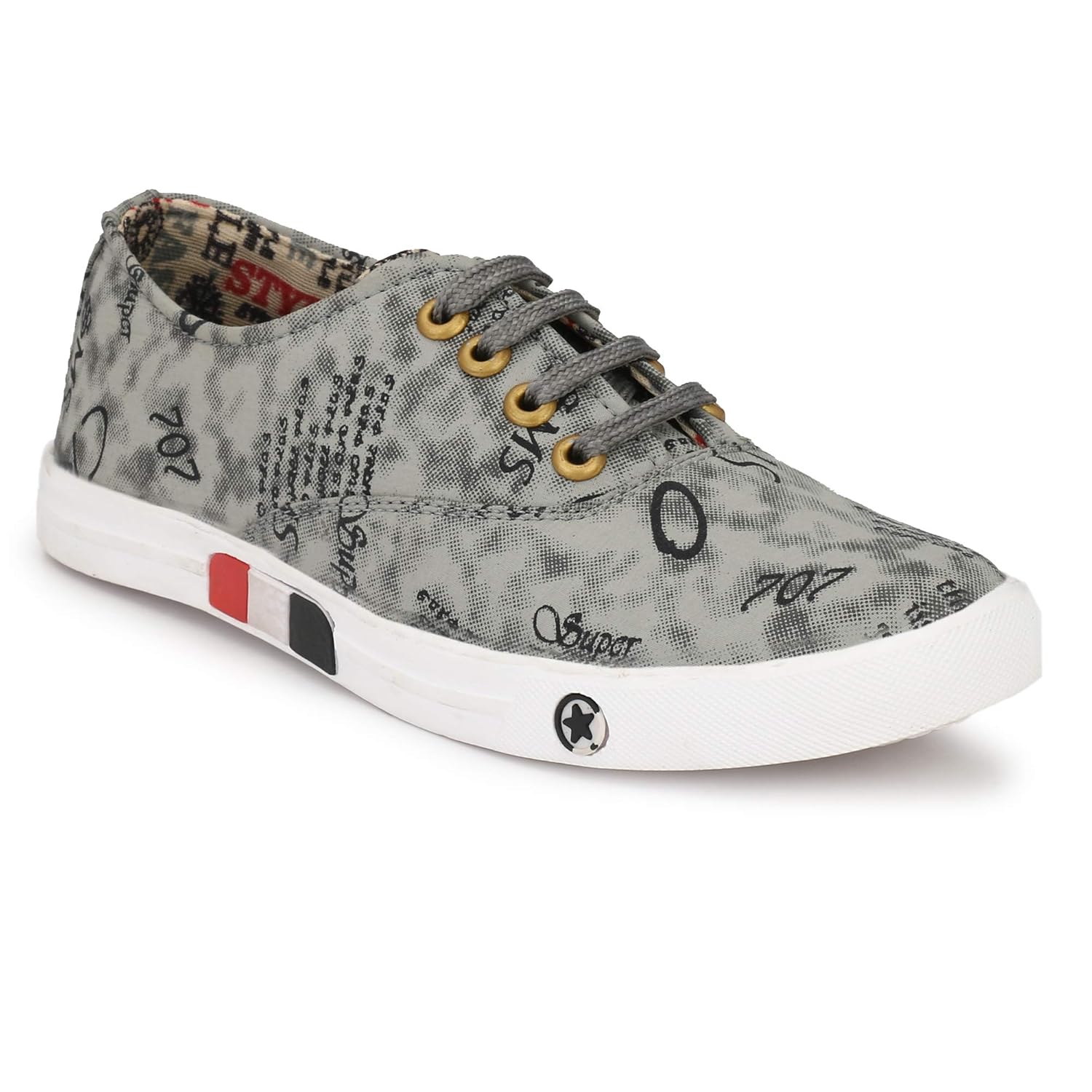 Men's Casual Sneakers (Grey) at 499 MRP 1299