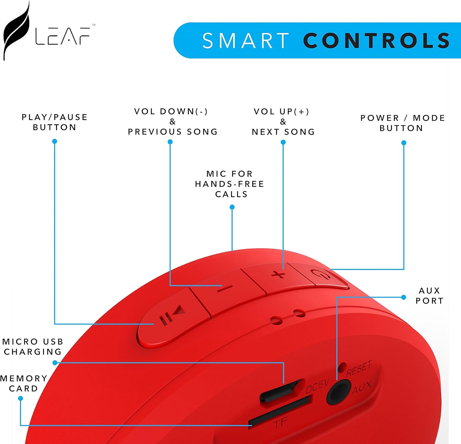 leaf bluetooth speaker