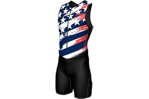 SPARX SPORTS Sparx Men's Premium Triathlon Suit - Padded Tri Suit for Swim, Bike, Run