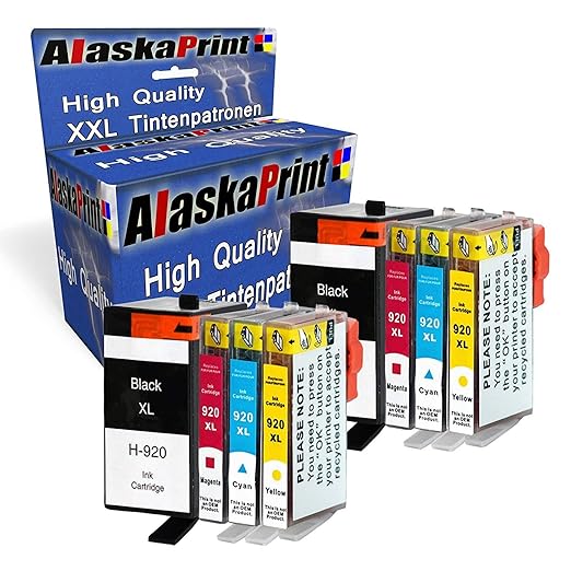 8 XXL Tintenpatronen kompatibel für hp 920xl 920 XL für HP Officejet 6000 6500 7000 7500 7500A 6500A Plus E709 Tinte Drucker 