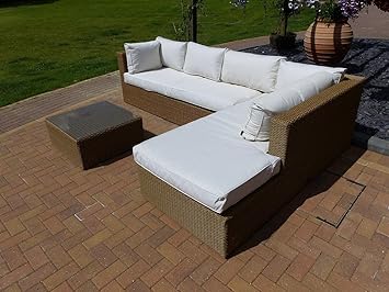 Oceans Rattan Furniture Puerto Rico Rattan Sofa Set Left