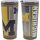 Boelter Brands NCAA Hero Digital Stainless Steel Vacuum Insulated 20oz Ultra Travel Tumbler (Michigan Wolverines)