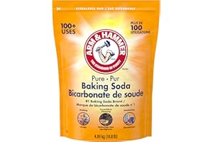 Arm & Hammer Pure Baking Soda – Heavy-Duty Cleaner, Natural Odour Eliminator & Multi-Purpose Household Essential – Resealable