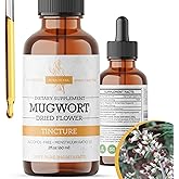 Pura Herba Mugwort Organic Extract, Sleep Supports Liquid Mugwort Extract, Alcohol Free, Vegan - 2 Fl Oz