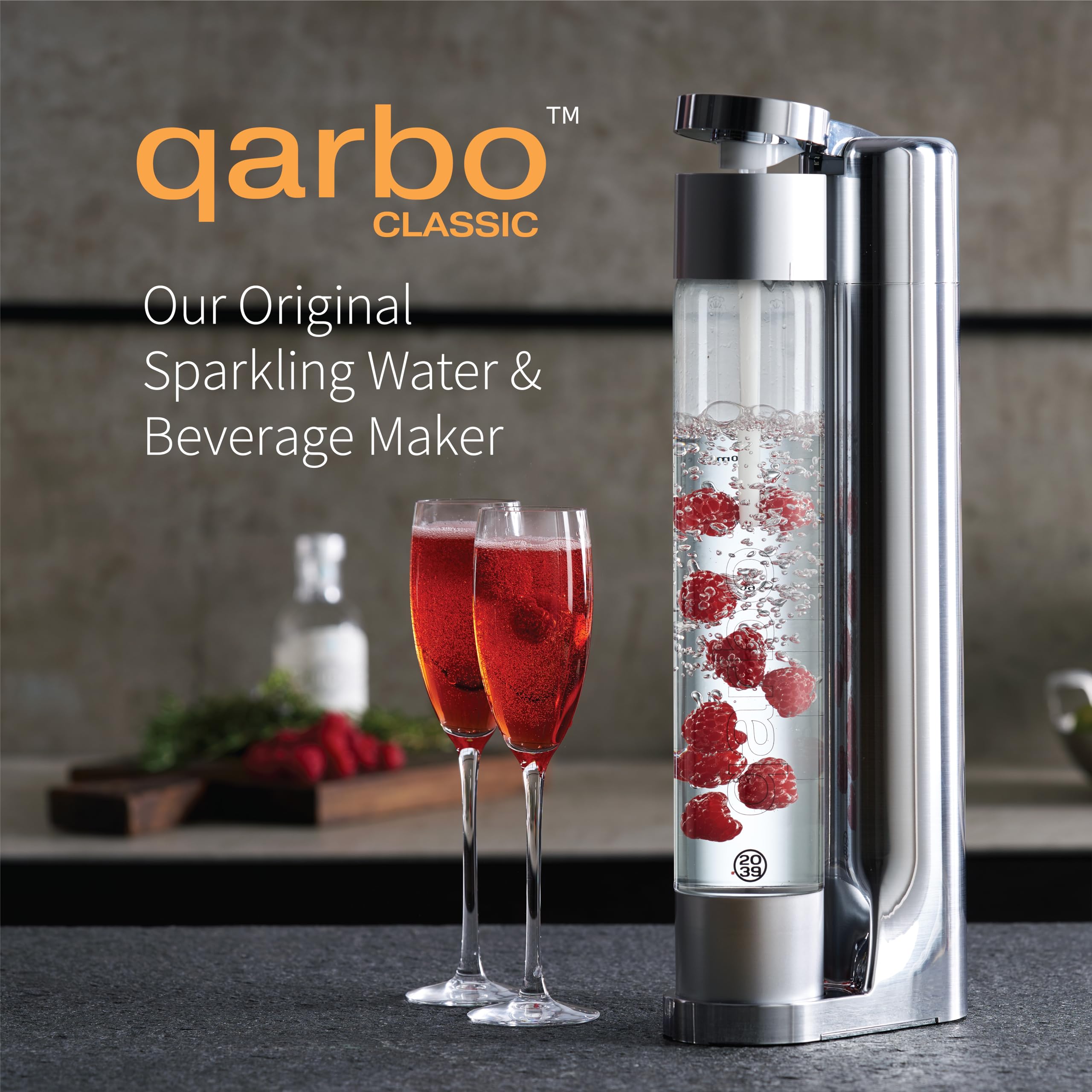 Twenty39 qarbo CLASSIC Sparkling Water Maker Machine Soda Beverage