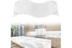 2 Pack LED Backlight Sheet, 24V 36W 6000K White Flexible Led Panel with Alexa & APP Remote Control Dimmable Transparent Film 