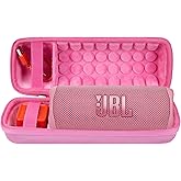 khanka Case for JBL Flip 7/Flip 6 Waterproof Portable Bluetooth Speaker(Pink)