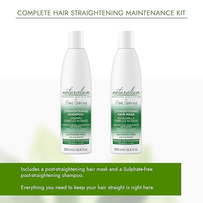 Amazon Com Hair Straightening Maintenance Kit By Naturalium