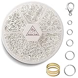 Handyman Crafts Jump Rings Kit With1000PCS Open