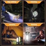 Porcyco LED Torch 1000LM Rechargeable USB 1200mAh IPX5 Waterproof 2 Modes view 6
