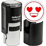 MaxMark Round Self Inking Emoji Stamp - in Love
