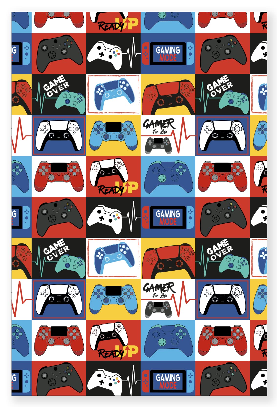 Gamer For Life Fleece Blanket - Gaming Controller Levels Design - Bed Throw Super Soft Blanket - 100% Polyester - 100 x 150cm — image 1
