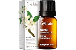 Gya Labs Neroli Essential Oil for Diffuser - 0.34 Fl Oz - Fragrance Neroli Oil for Skin, Face, Aromatherapy & DIY Candle Making Scent