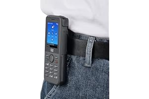 iGuerburn VoIP Phone Case for Cisco 8821 & Cisco 8821-EX, Cisco Phone Holder with 360° Swivel Belt Clip (Black)