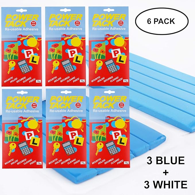 Poster Putty Blu Tack Adhesive Tak Thumb Blue Tacky