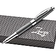 ZenZoi Elegant Pen – Grey Executive Rollerball Pen. Smooth Writing Fine Point Roller Gel Ink. Fancy, Luxury Pen for Men or Women. Quality, Business, High End Pen Gift Set