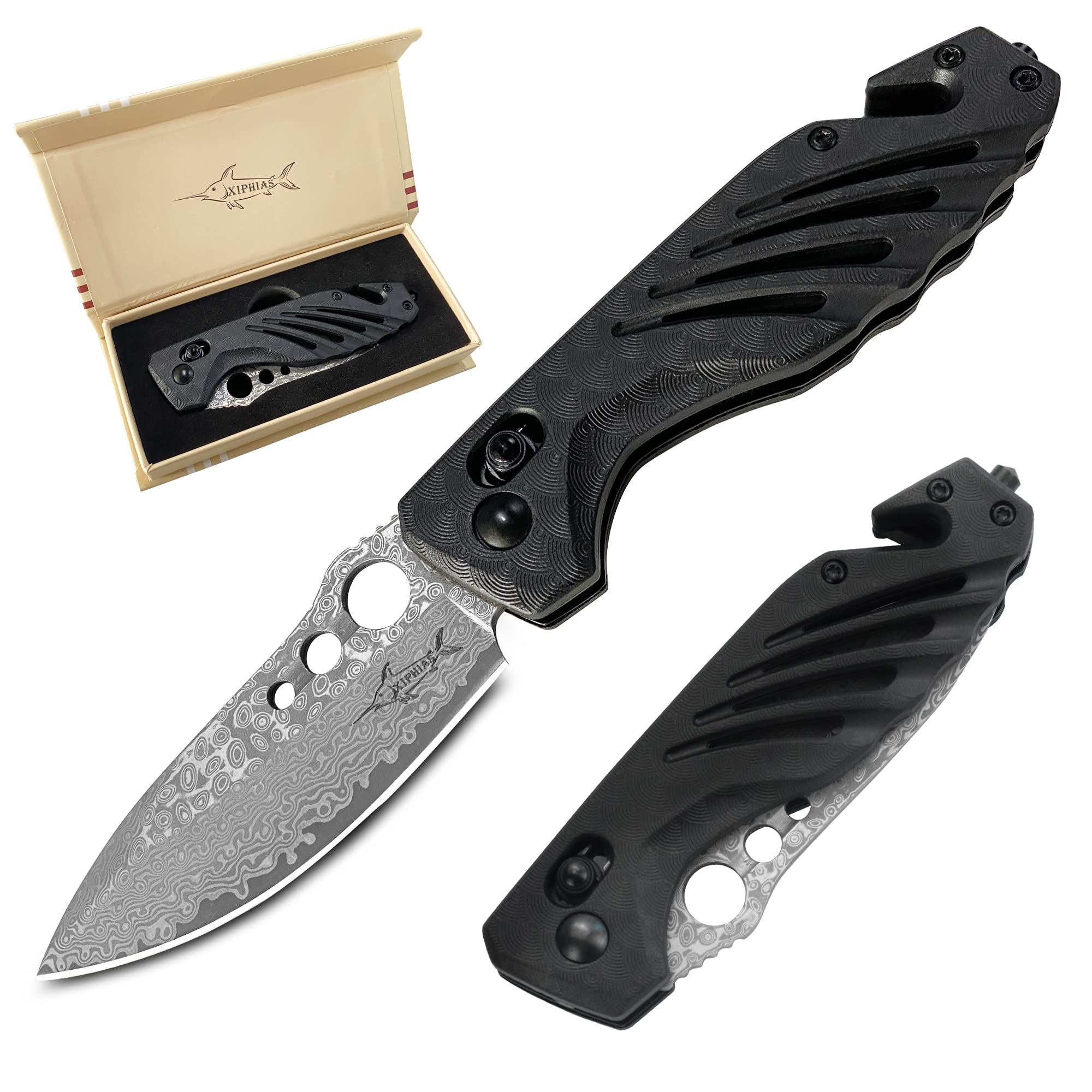 XIPHIAS 4.25" EDC Axis Lock Folding Pocket Knife