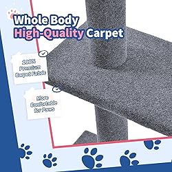 Cat Craft Cat Tree Floor to Ceiling 95-108" Tall