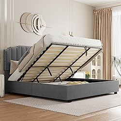 Harper & Bright Designs Lift Up Storage Bed Queen
