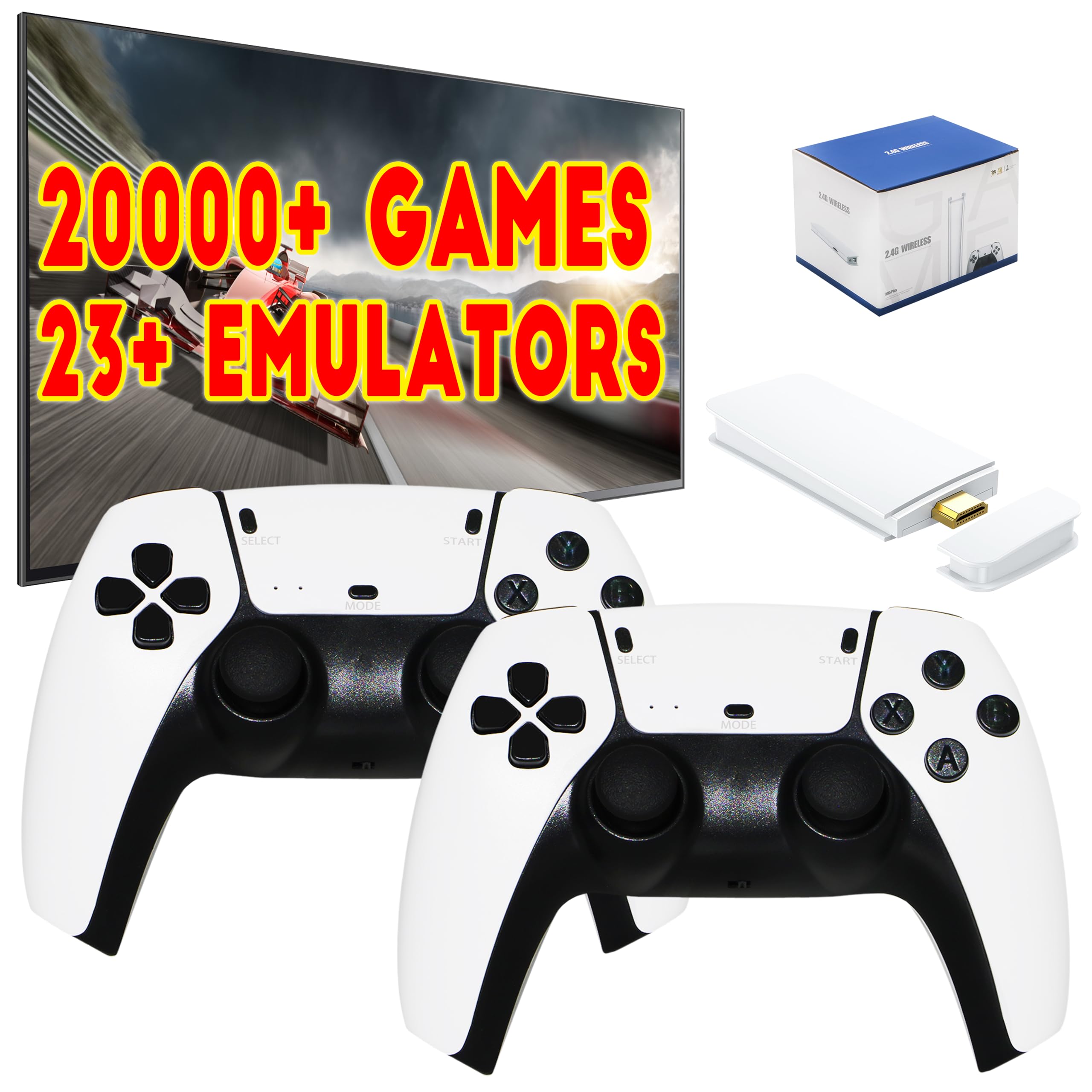 Retro Video Game Console, Plug and Play Controllers