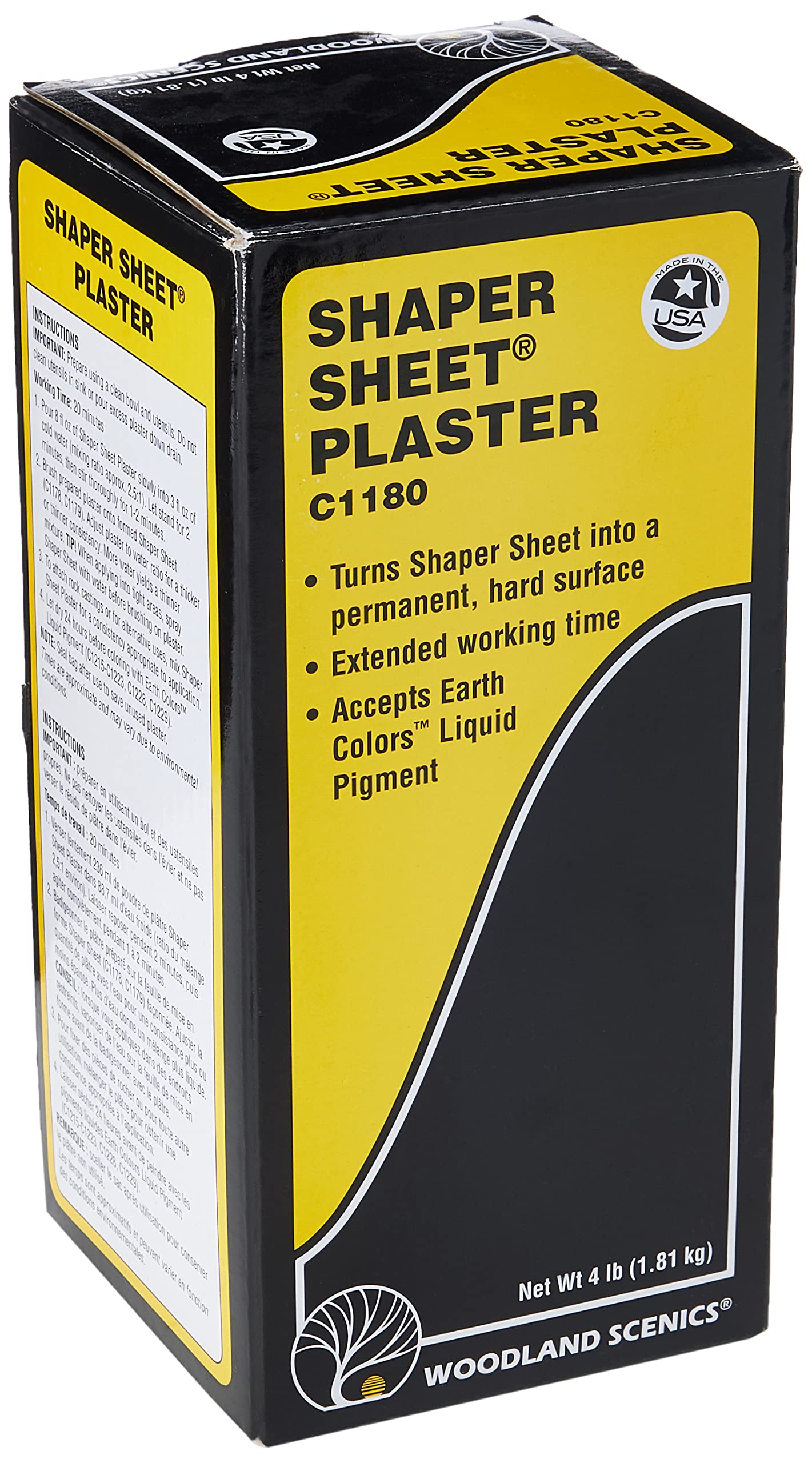 Woodland Scenics Shaper Sheet Plaster 4lb-, Other, Multicoloured