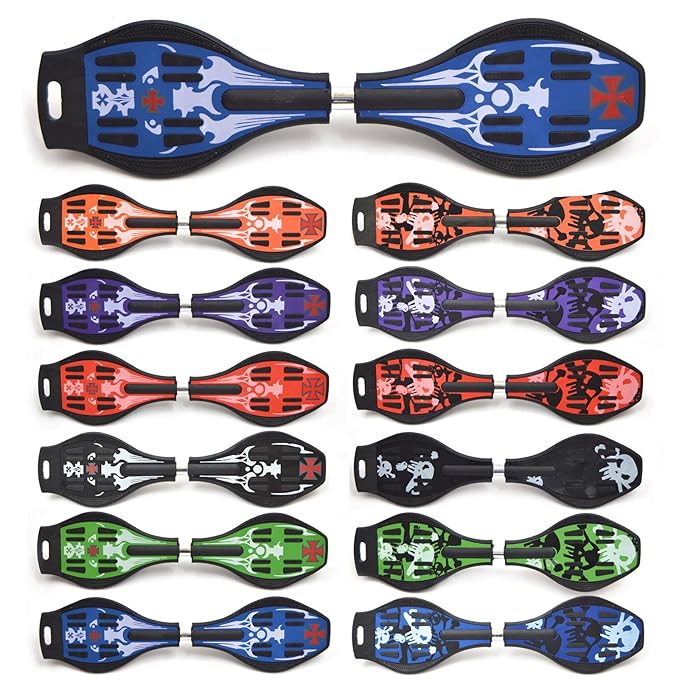 Apollo Waveboard XL Pro, Streetboard mit ABEC-7 Kugellager, 85,5cm x 22,5cm Komplettboard, bis 80kg belastbar, 12 Cruiser Var