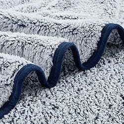 EMME Sherpa Blanket Twin Size Fleece Throw