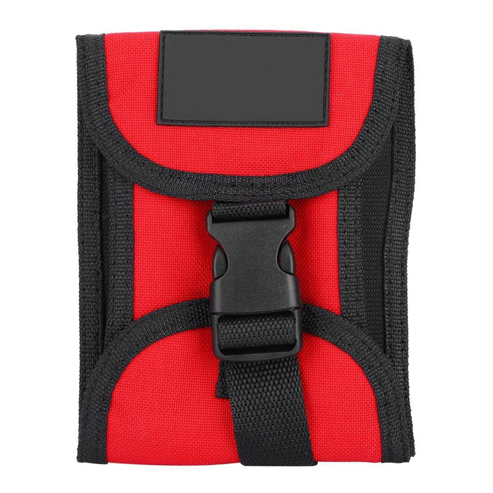 Diving Weight Pocket Scuba Weight Pocket 3KG Scuba Diving Weight Belt Pocket Trim Counter Weight Pocket with Quick Release Buckle for Scuba Diving, Snorkeling(Red)
