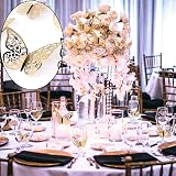 AIEX 24pcs 3D Butterfly Wall Decals Gold 3 Sizes 8/10/12cm with Tape view 6