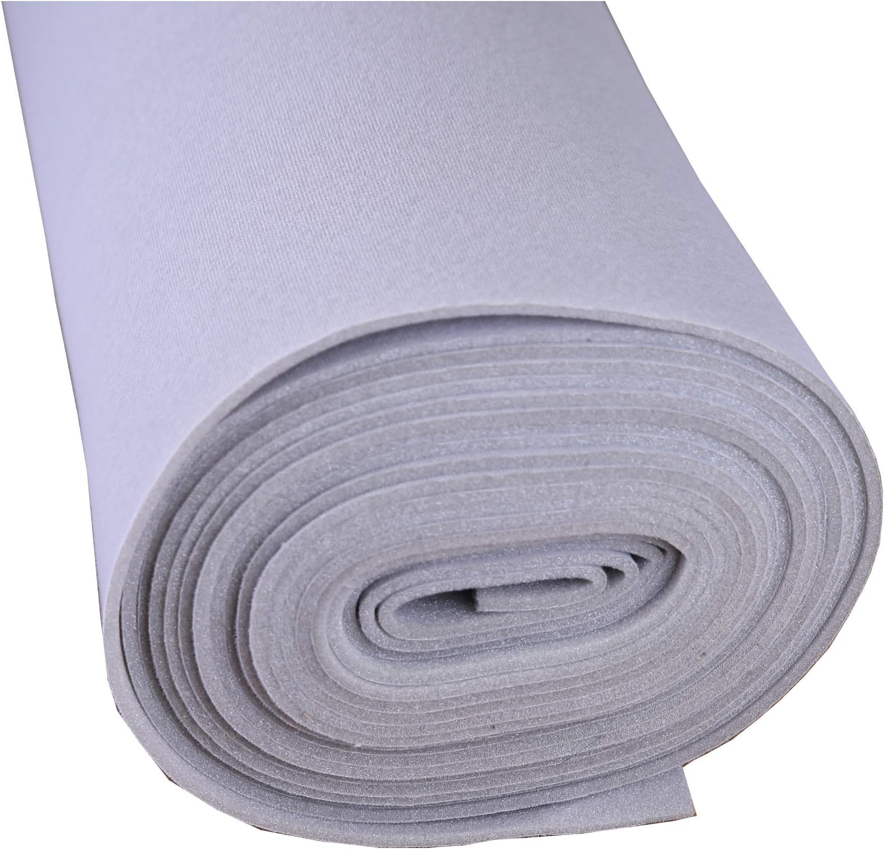 Lt Gray 90" x 60" Headliner Ceiling Fabric Foam Backed Fits 96-00 Honda Civic (With Sun-roof)