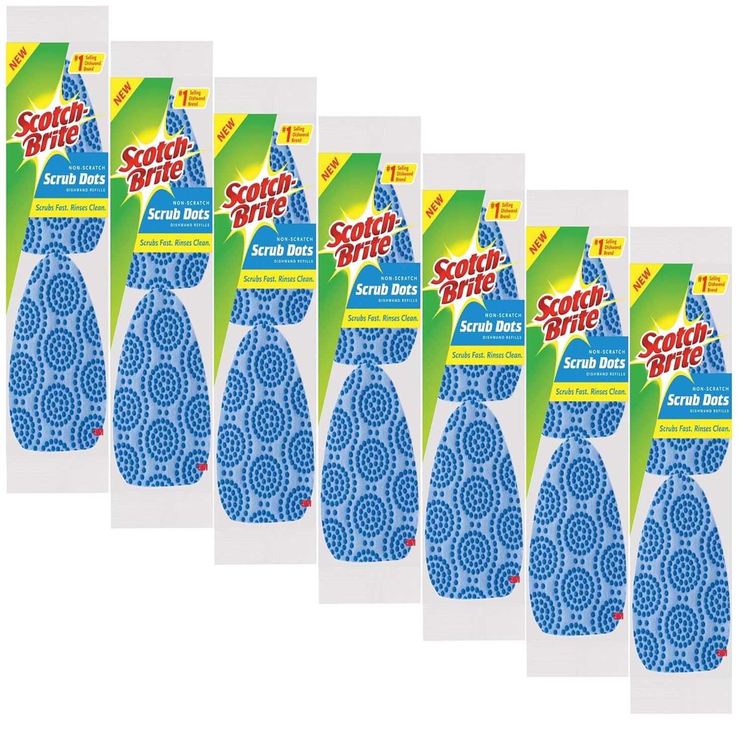 Scotch-Brite Scrub Dots Non-Scratch Dishwand Refill (14 Refills Total)