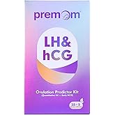 Premom Quantitative Ovulation Predictor Kit: 25 Ovulation Test Strips + 5 Pregnancy Test Strips Combo, with Smart Digital Ovu