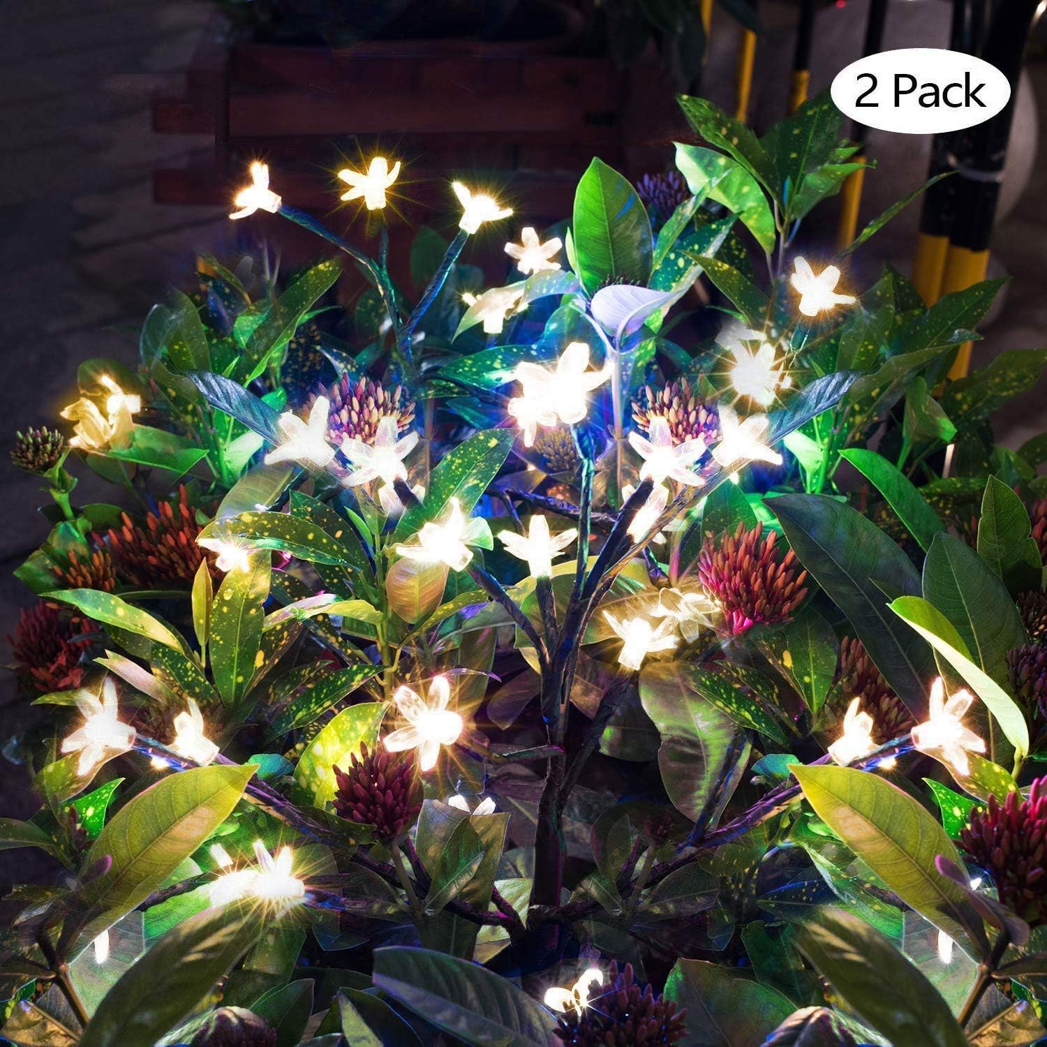 Solar Garden Decorative Lights Outdoor Beautiful Solar Flower Lights