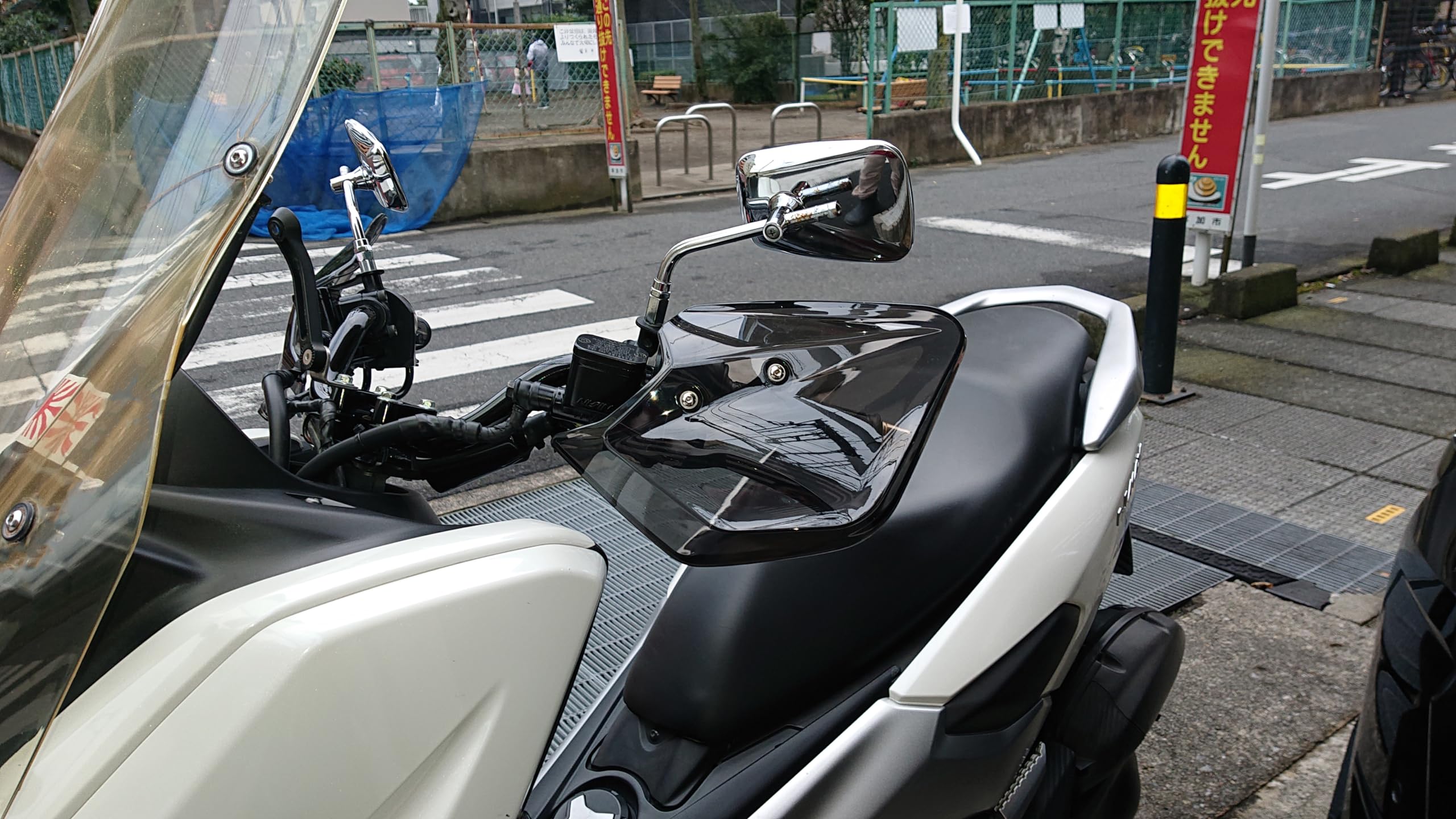 Specchietto Retrovisore HEINMO Per Yamaha XMAX 250-400 | Regolabile E Convesso - Foto 2