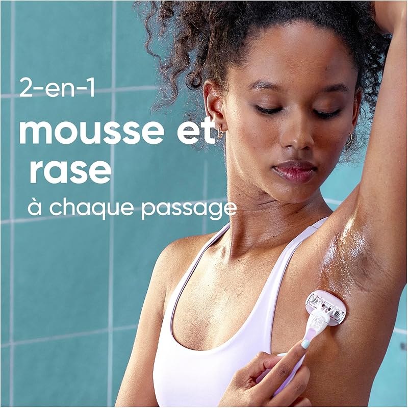 Lames de Rasoir Femme, 10 Rechanges ComfortGlide Breeze