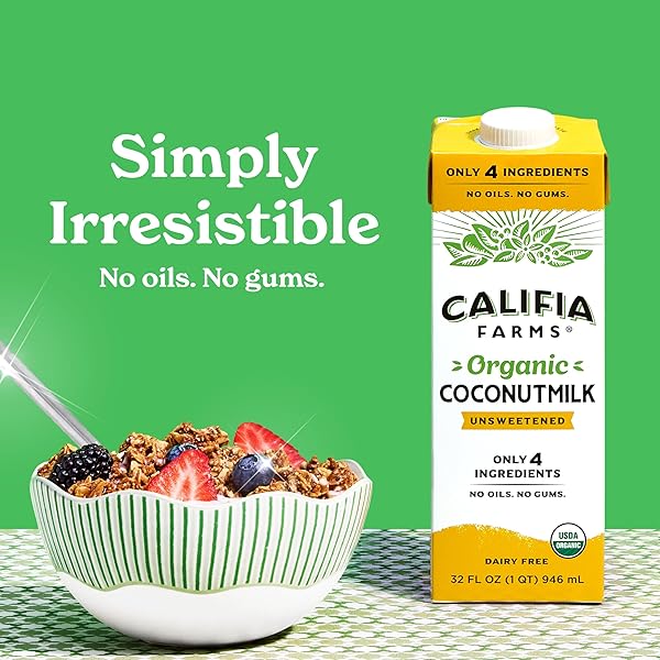CALIFIA FARMS ORGANIC COCONUT MILK, 32 FL OZ