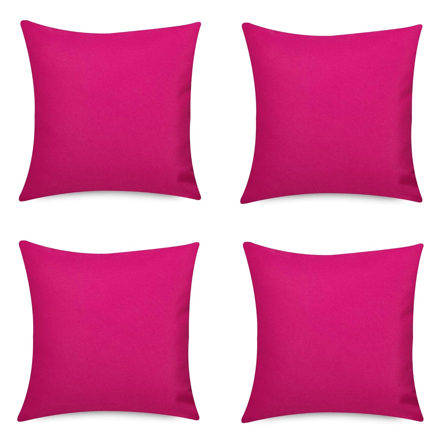 43cm Pink Fibre Filled Decorative Water Resistant Scatter Cushions For Garden Chair Or Patio Furniture Bench Sofa 4 Pack Bean Bag Bazaar Outdoor Cushion Chairs