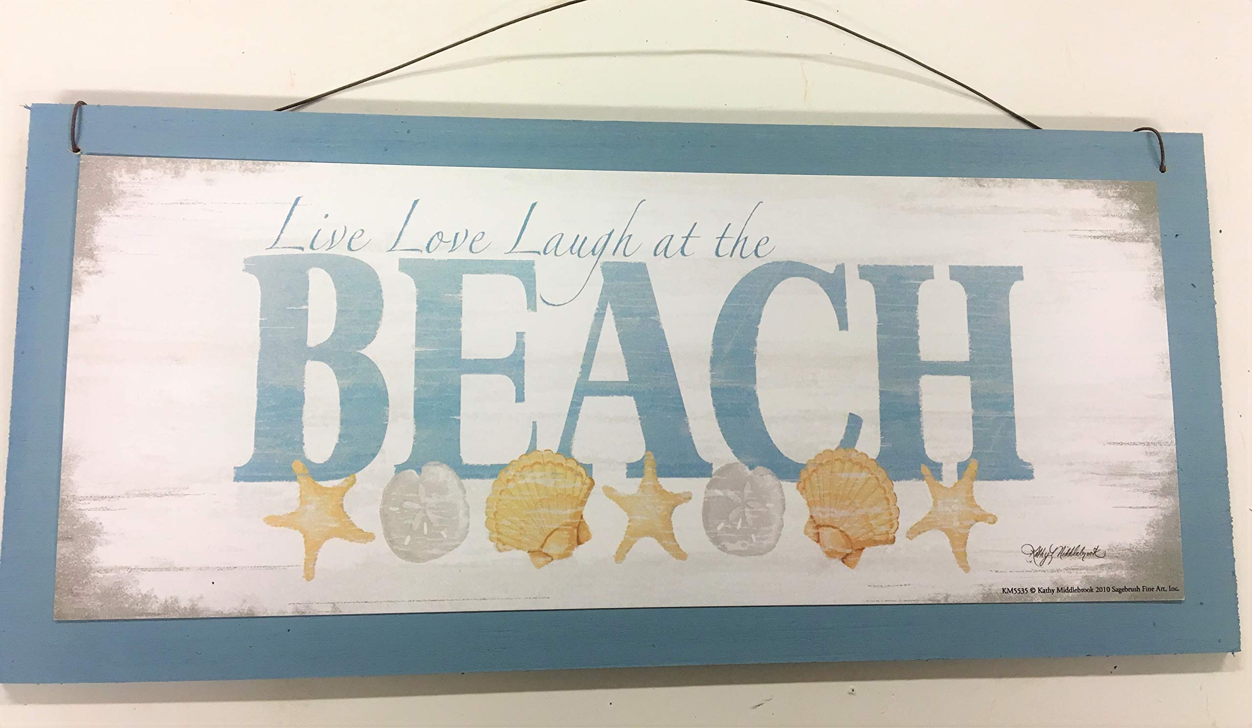Live Laugh Love At The Beach Wooden Summer Decor Wall Art Sign Buy Online In Lebanon At Lebanon Desertcart Com Productid 9237831