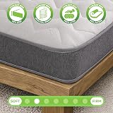 Starlight Beds Small Double Mattress with Springs & Memory Foam Grey Zig Zag view 5