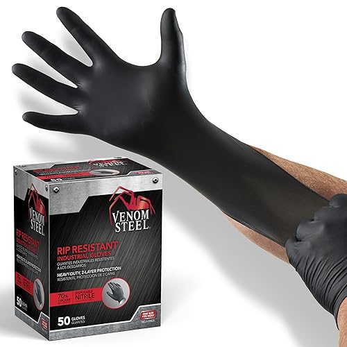 Nitrile Gloves Amazon Grip Gloves PRO-SAFE Disposable Glove: Size